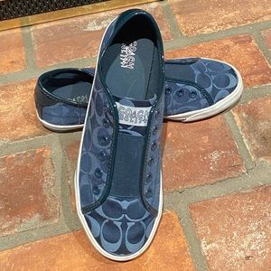 Coach slip on loafers